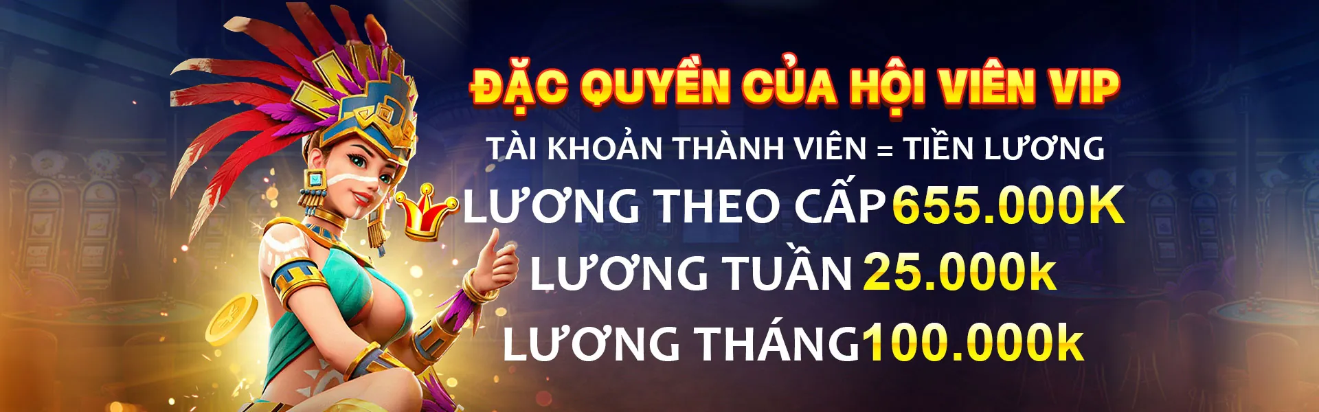 Máy đánh bạc rực rỡ với tiền vàng Jobet